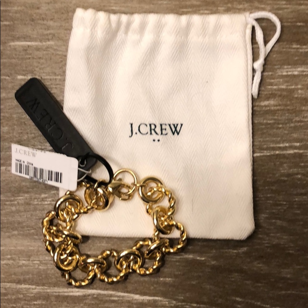 NWT J CREW BRACELET GOLD